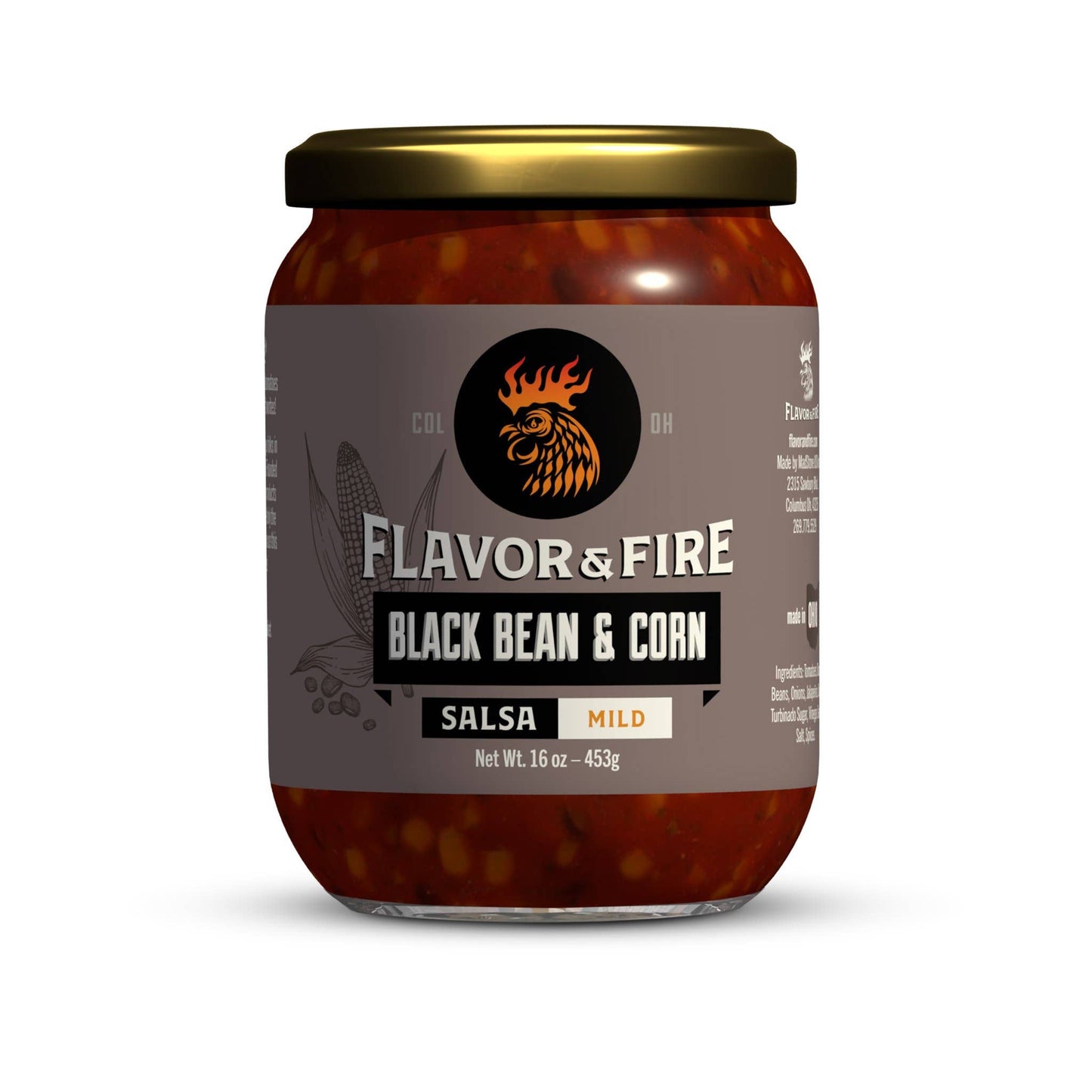 Black Bean and Corn Mild Salsa