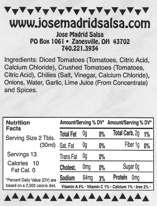 Clovis Salsa - Medium