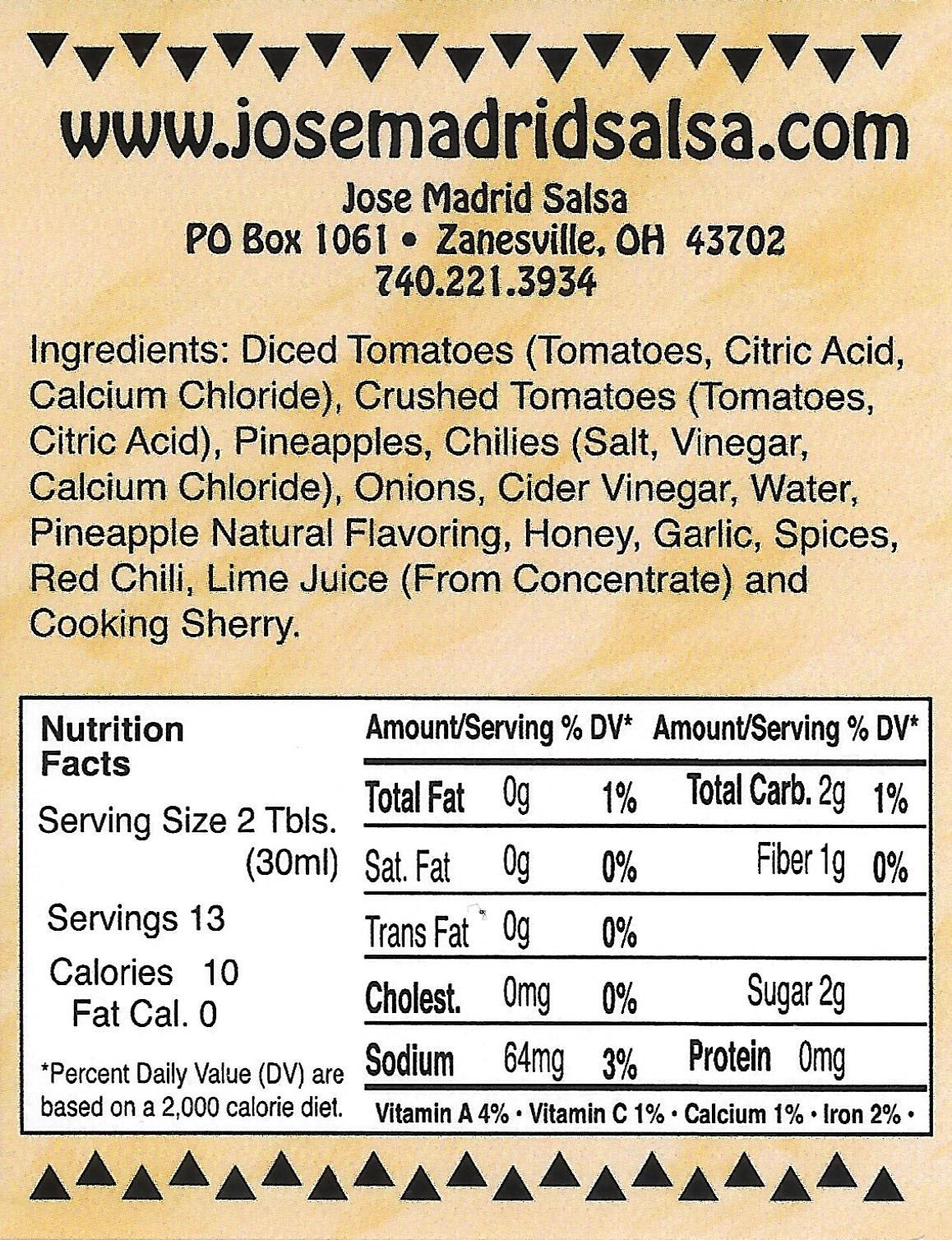 Pineapple Salsa - Mild