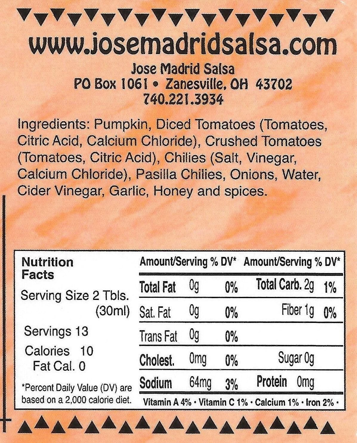 Pumpkin Salsa - Medium