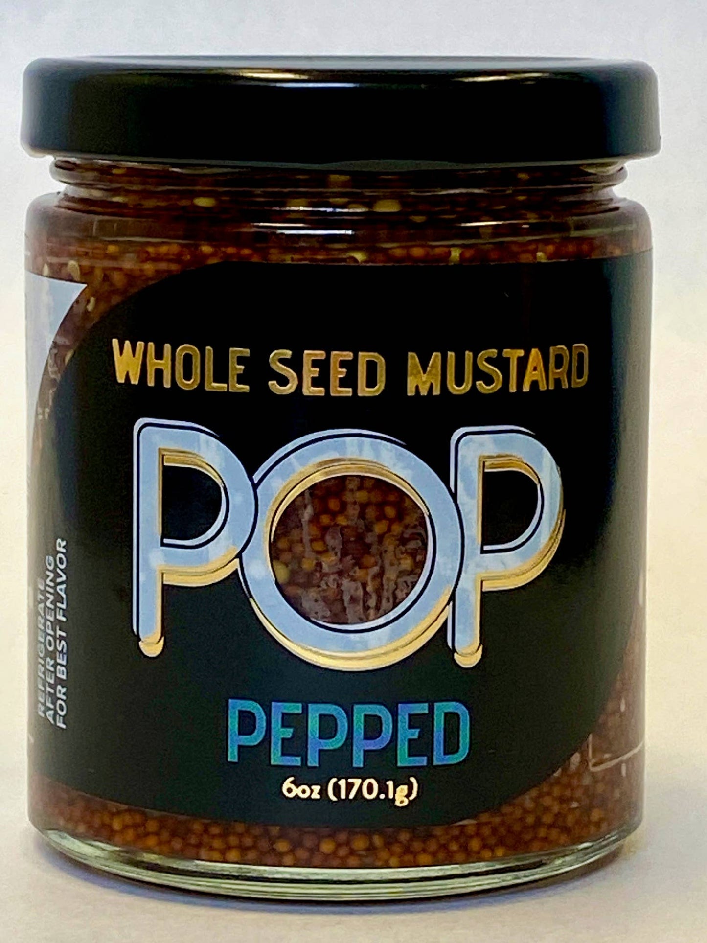 Pepped Ale-Infused Brown Mustard Seeds