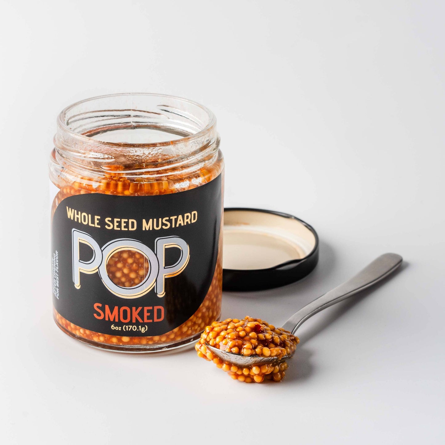 Smoked Mustard with Smokey Flavor