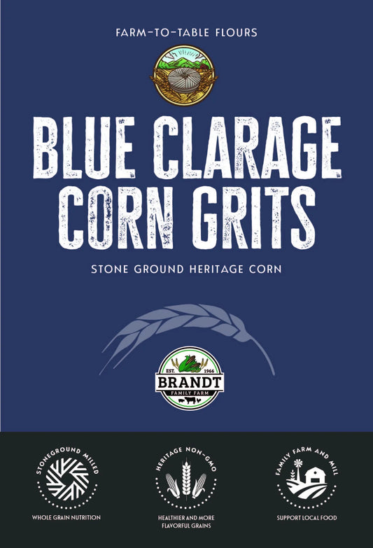 Blue Clarage Corn Grits - Local Millers