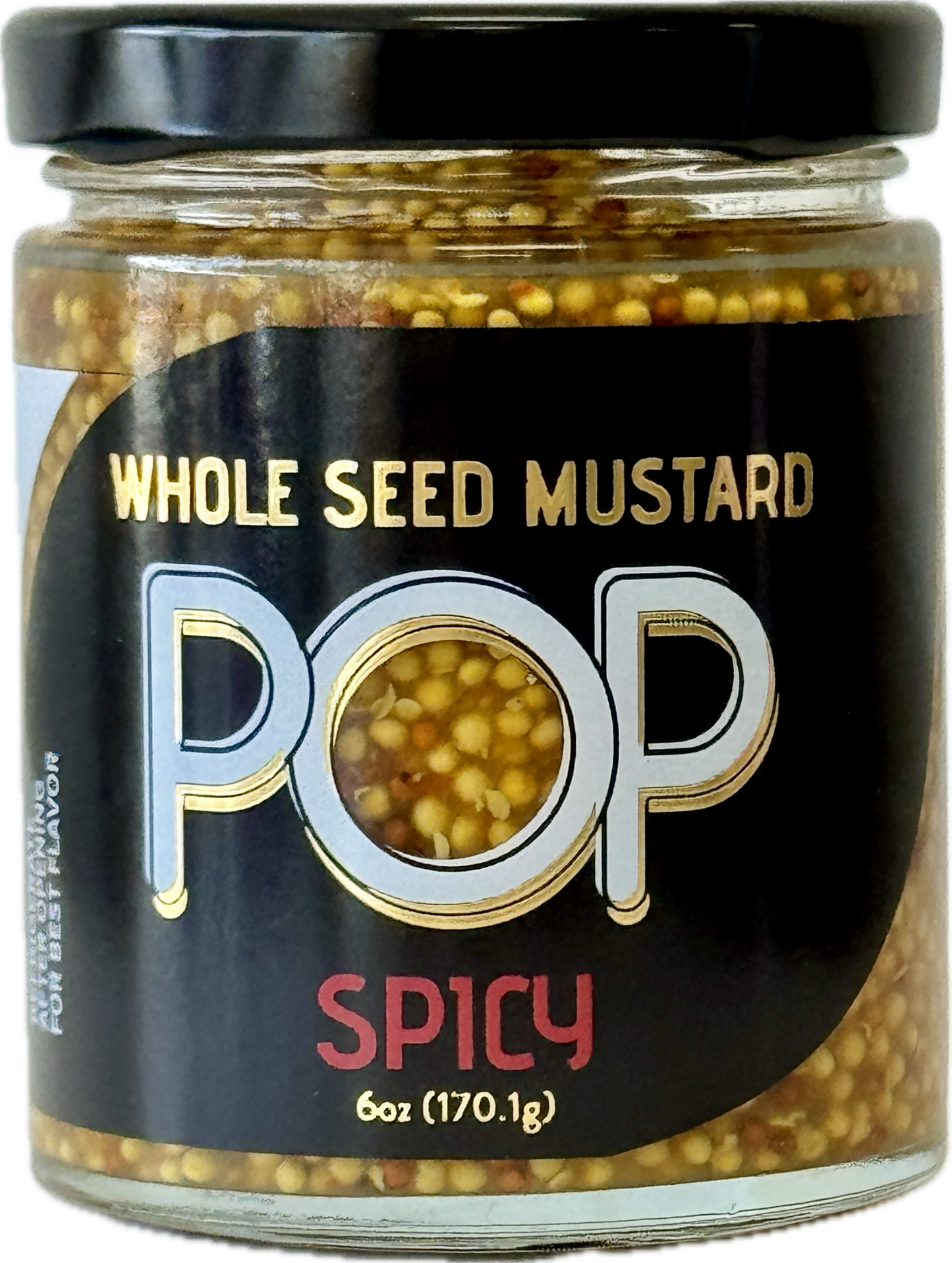 POP Mustards SPICY 6 oz jar