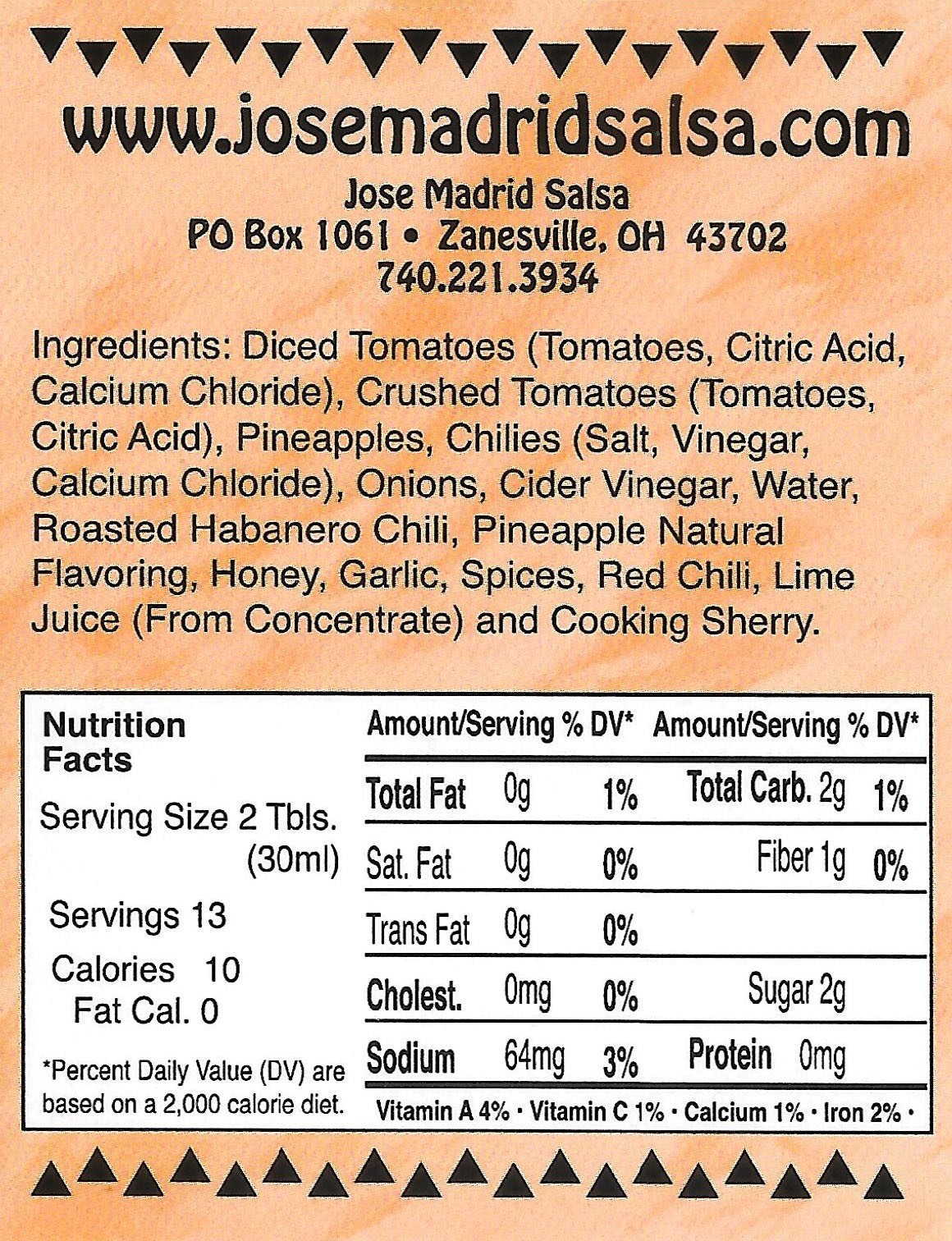 Roasted Pineapple Habanero Salsa - Hot